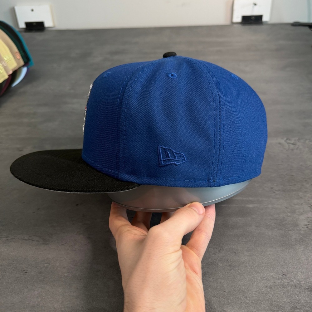 Hat Club Seattle Mariners New Era‎ Cap 7 1/2 Blue Black 59Fifty Silver Metallic - Picture 5 of 7